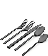 Oneida Allay Midnight 20-Piece Stainless Steel Flatware Set