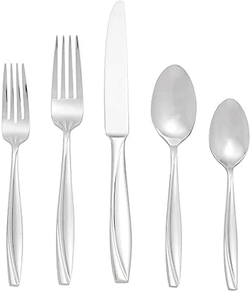Oneida Camlynn Mirror 20-Piece Stainless Steel Flatware Set