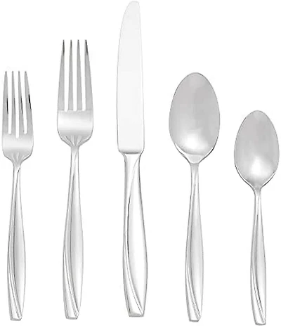 Oneida Camlynn Mirror 20-Piece Stainless Steel Flatware Set