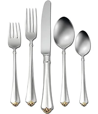Oneida Golden Juilliard 20-Piece Stainless Steel Flatware Set