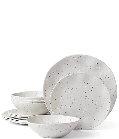 Oneida Terrazzo Melamine 12-Piece Dinnerware Set
