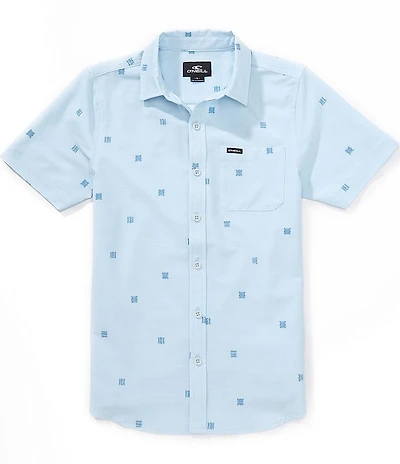 O'Neill Big Boys Printed UPF Slub Standard Fit Shirt