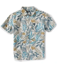 O'Neill Big Boys Short-Sleeve Terrace Reverse Printed Woven Shirt
