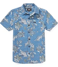 O'Neill Big Boys Tropical UPF Slub Standard Fit Shirt