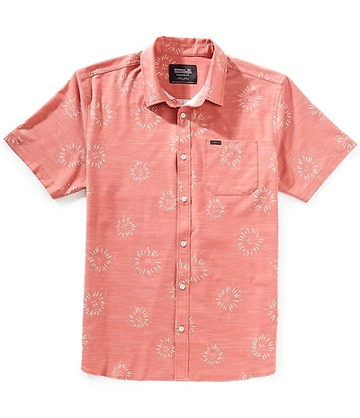 O'Neill TRVLR UPF Traverse Slub Short Sleeve Standard Fit Woven Shirt