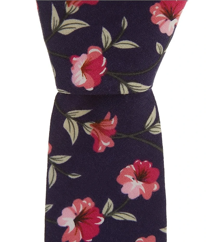Original Penguin Conte Floral 2 1/2#double; Woven Tie