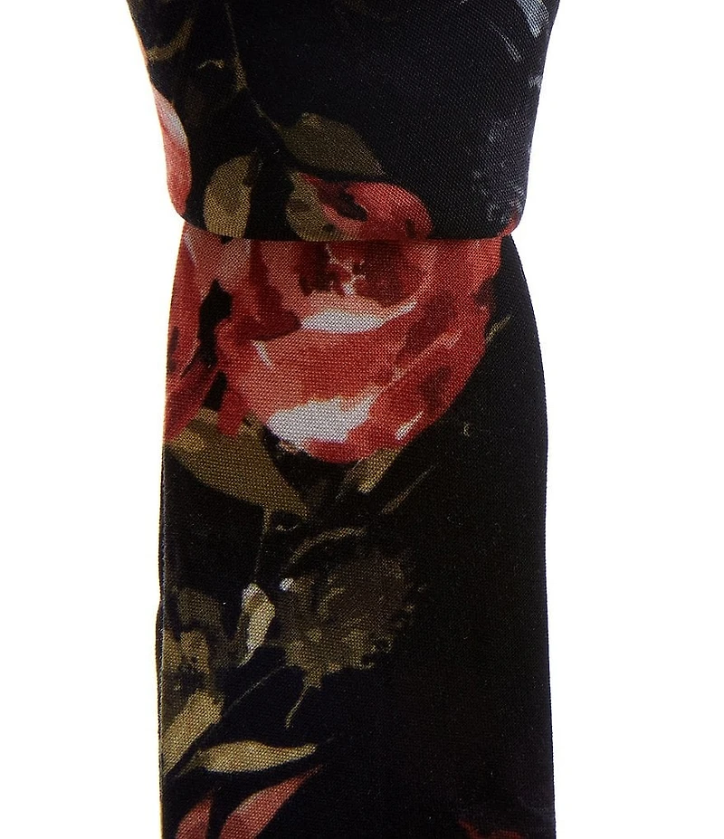 Original Penguin Drabin Floral Skinny 2 1/2#double; Woven Tie