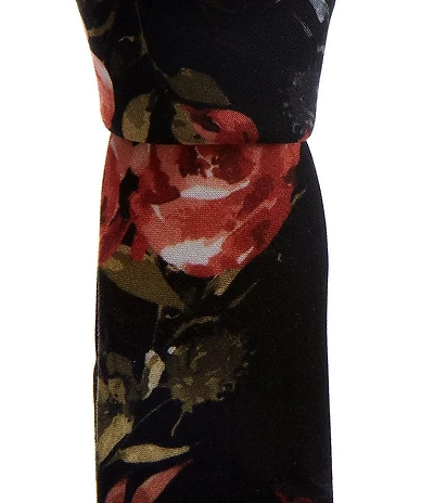 Original Penguin Drabin Floral Skinny 2 1/2#double; Woven Tie