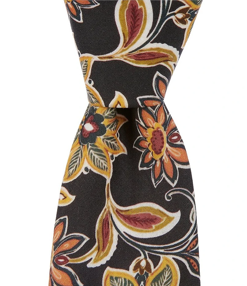 Original Penguin Hinzo Floral 2 1/2#double; Woven Tie