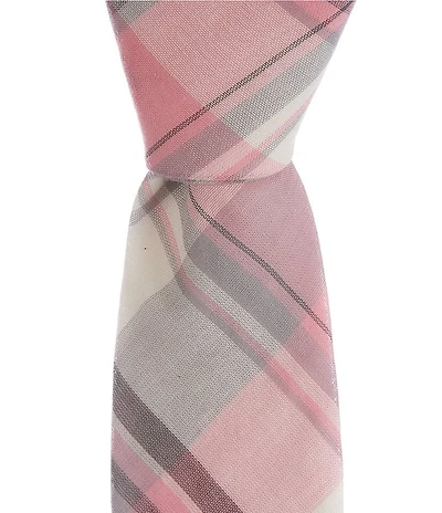 Original Penguin Lustra Plaid 2 1/2#double; Woven Tie