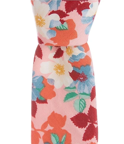 Original Penguin Rettig Floral 2 1/2#double; Woven Tie