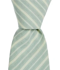 Original Penguin Striped 2 1/2#double; Woven Tie