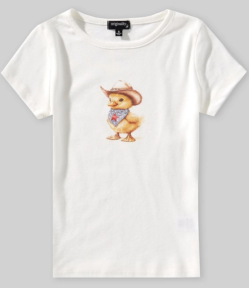 Originality Big Girls Short-Sleeve Americana Duckling T-Shirt