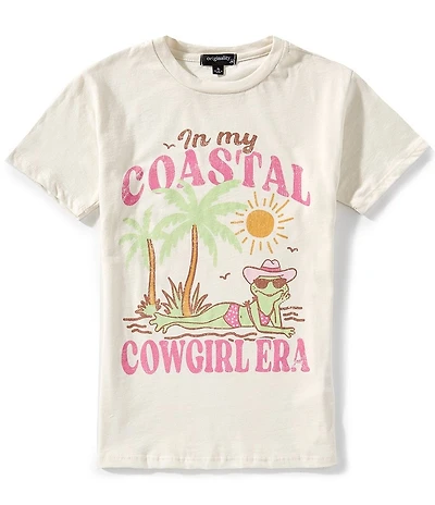 Originality Big Girls Short-Sleeve Coastal Cowgirl Era T-Shirt