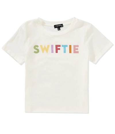 Originality Big Girls Short-Sleeve Multicolored Swiftie Graphic T-Shirt