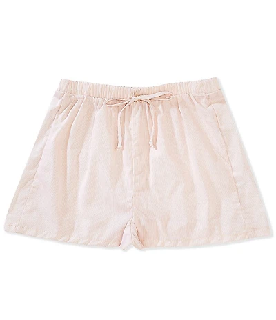 Originality Big Girls Striped Poplin Boxer Shorts
