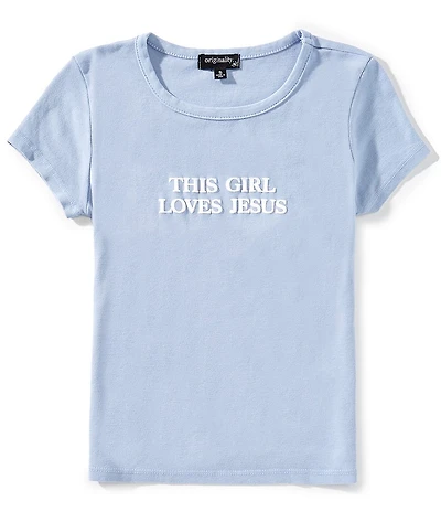 Originality Big Girls This Girl Loves Jesus Baby T-Shirt