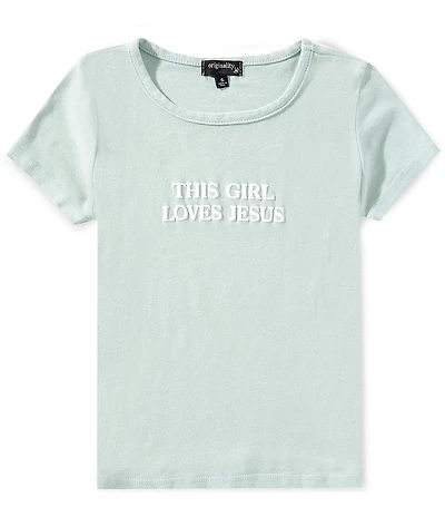 Originality Big Girls This Girl Loves Jesus Baby T-Shirt