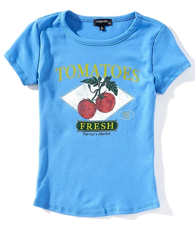 Originality Big Girls Tomatoes Graphic Baby T-Shirt