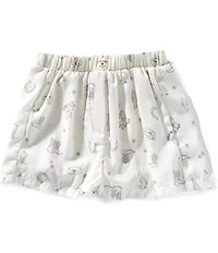 Originality Big Girls Western-Printed Boxer Shorts