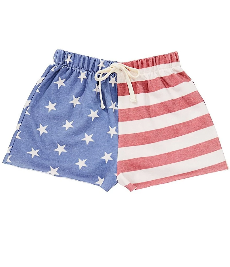 Originality Big Girls Americana Flag Shorts