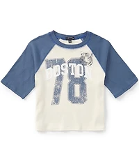 Originality Big Girls Boston Tiger Raglan Tee