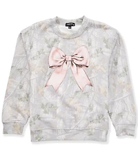 Originality Big Girls Long-Sleeve Camouflage-Printed Sweatshirt