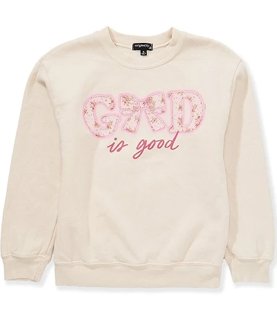 Originality Big Girls Long-Sleeve God Is Good Sweatshirt
