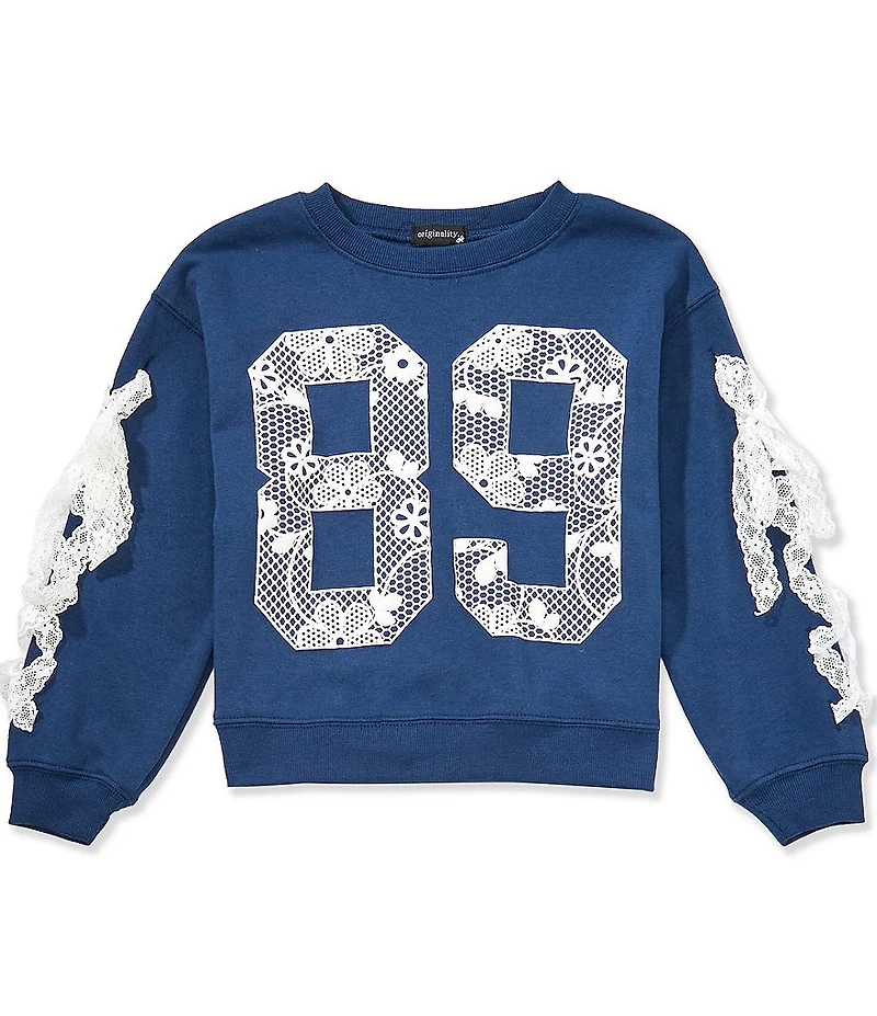 Originality Big Girls Long Sleeve Lace #89 Sweatshirt