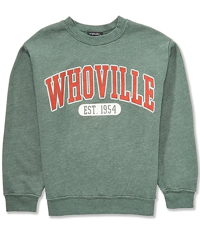 Originality Big Girls Long-Sleeve Whoville Sweatshirt