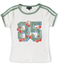 Originality Big Girls Short Sleeve #double;85#double; Cherries Soccer T-Shirt