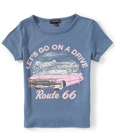 Originality Big Girls Short Sleeve Route 66 Tee