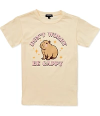 Originality Big Girls Short-Sleeve Don't Worry Be Cappy T-Shirt