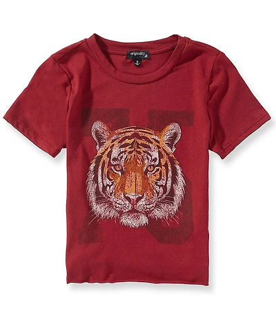 Originality Big Girls Short Sleeve Have A Wild Day Cropped Tee