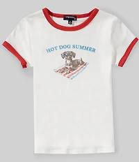 Originality Big Girls Short-Sleeve Hot Dog Summer T-Shirt