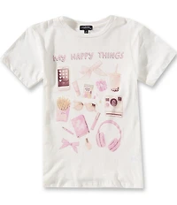 Originality Big Girls Short Sleeve My Happy Things T-Shirt