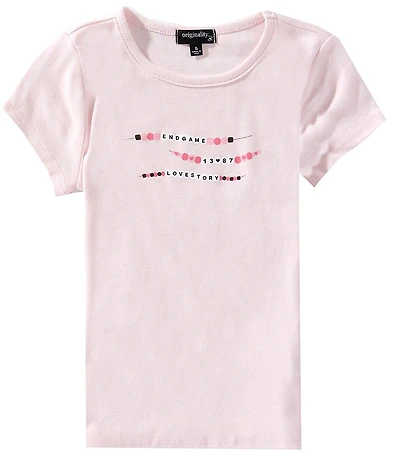 Originality Big Girls Short Sleeve Taylor Bracelet Baby Tee
