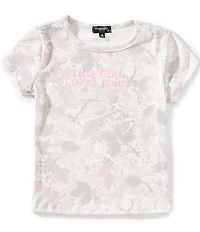 Originality Big Girls Short Sleeve This Girl Loves Jesus Baby T-Shirt