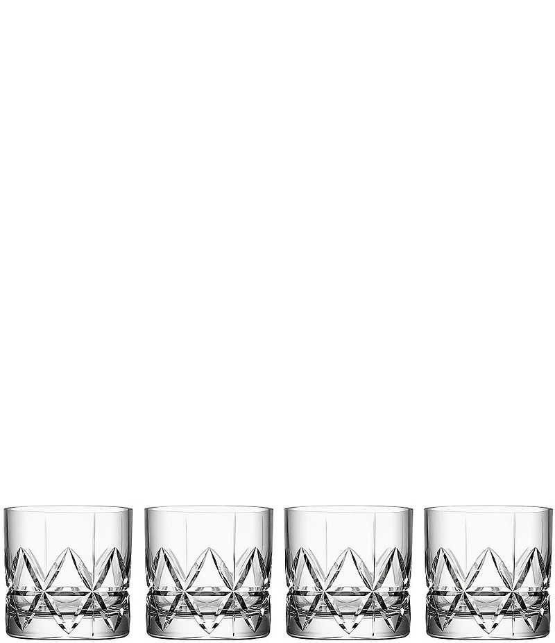 Orrefors Peak Double Old Fashioned, Set Of 4