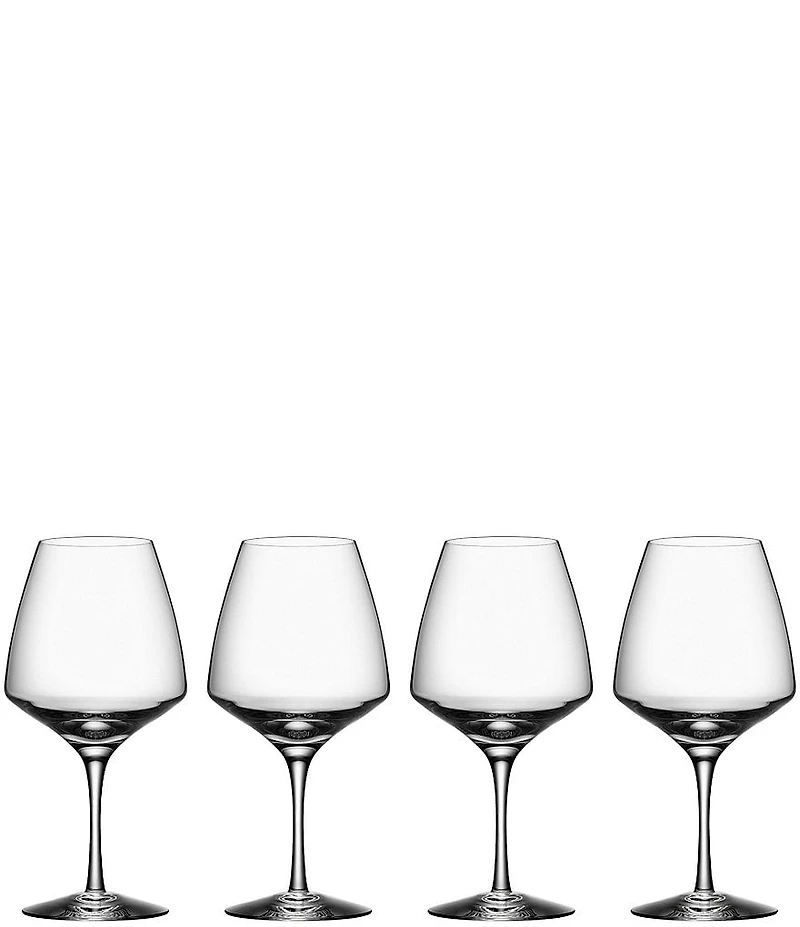 Orrefors Pulse Crystal Wine Glass, Set of 4