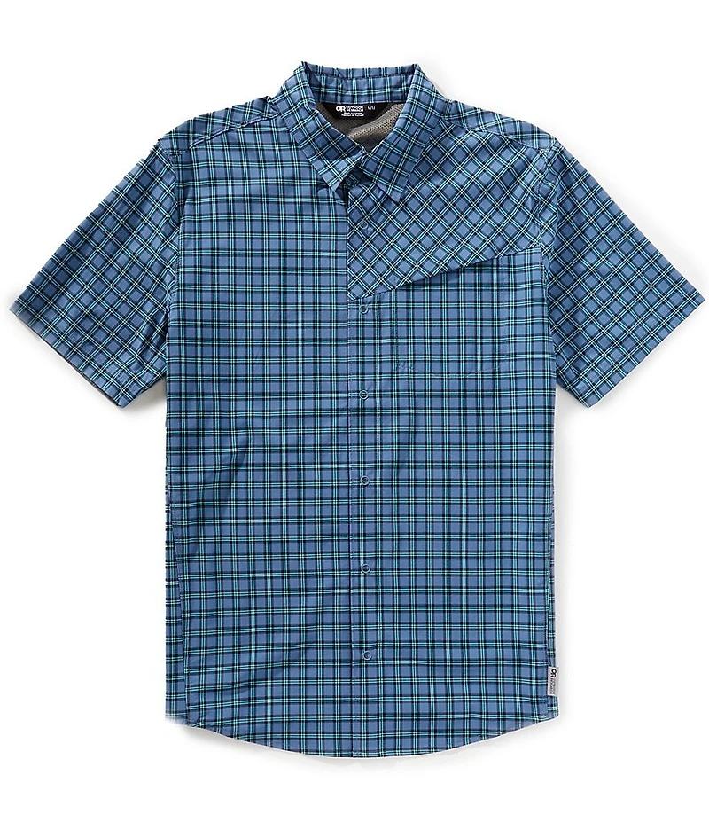 Outdoor Research Astroman Short Sleeve Plaid Woven Shirt