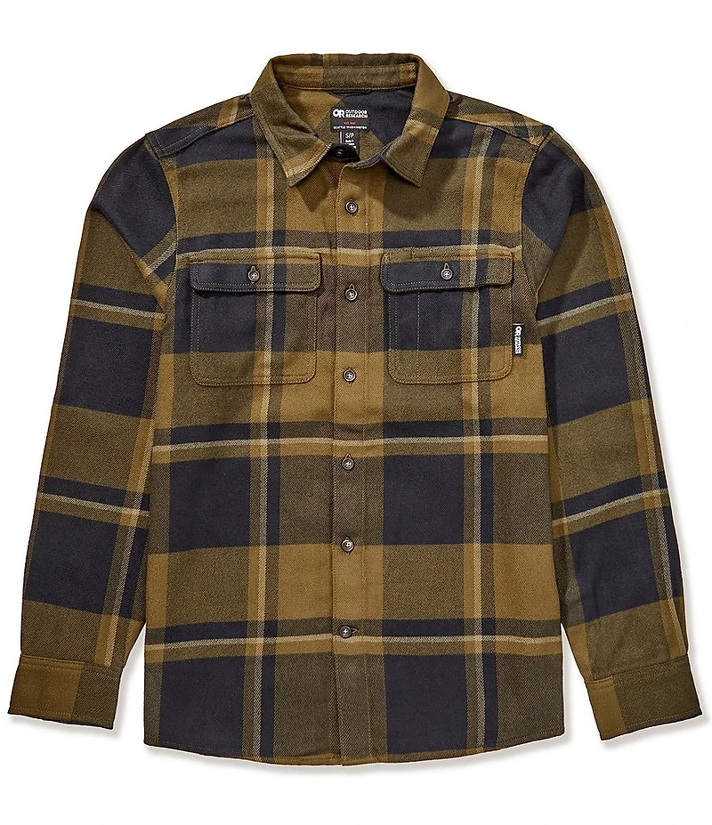 Outdoor Research Feedback Flannel Twill Long Sleeve Woven Shirt