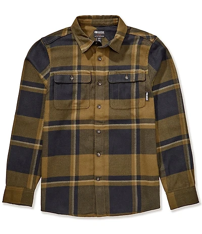 Outdoor Research Feedback Flannel Twill Long Sleeve Woven Shirt
