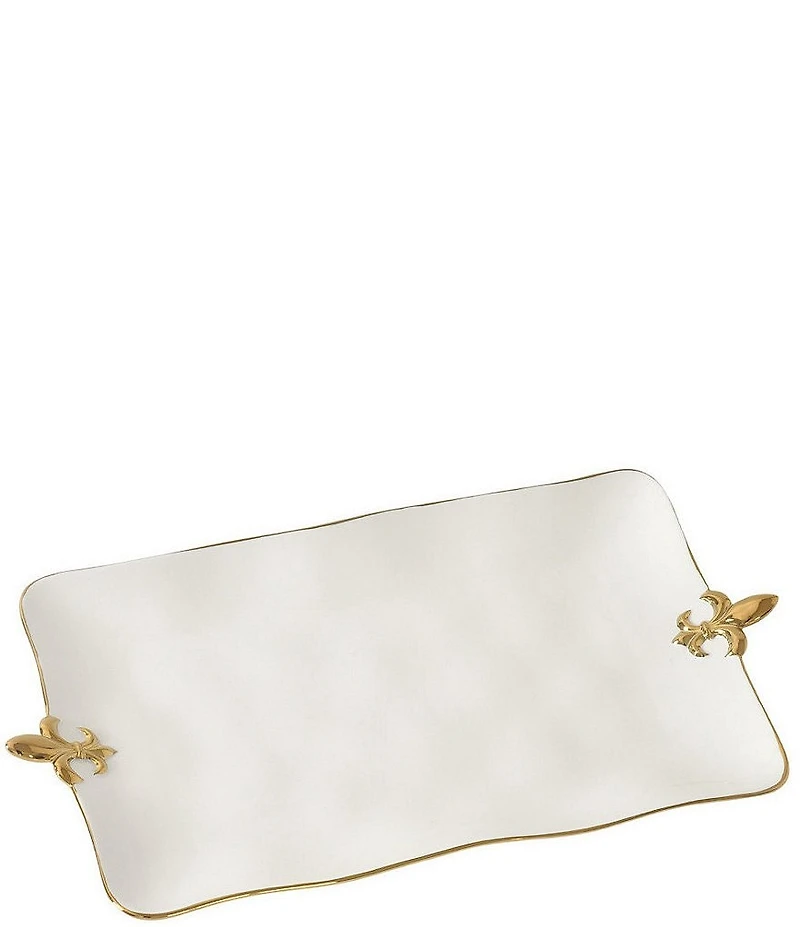 Pampa Bay Fleur-De-Lis Collection Rectangular Platter