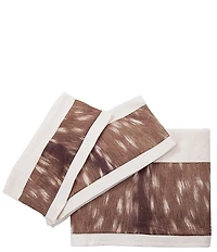 HiEnd Accents x Paseo Road Axis Deer Fur Design 3-Piece Bath Towel Set