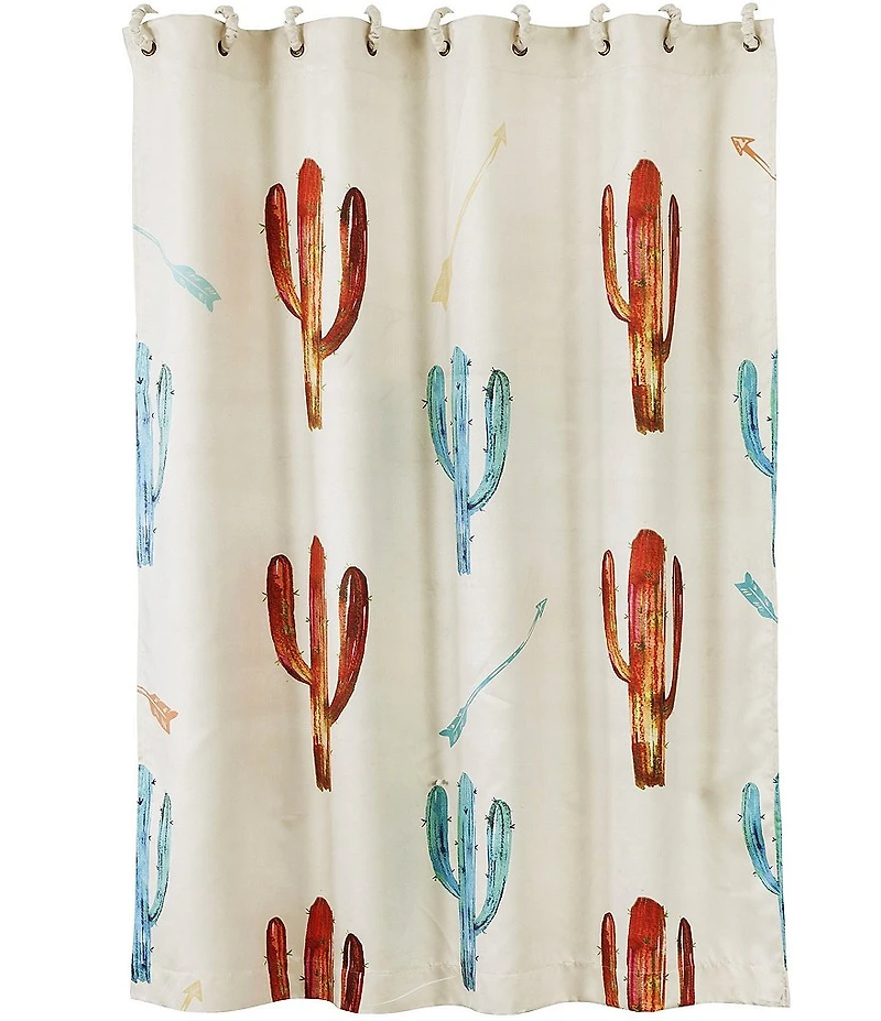 HiEnd Accents x Paseo Road Cactus & Arrow Shower Curtain