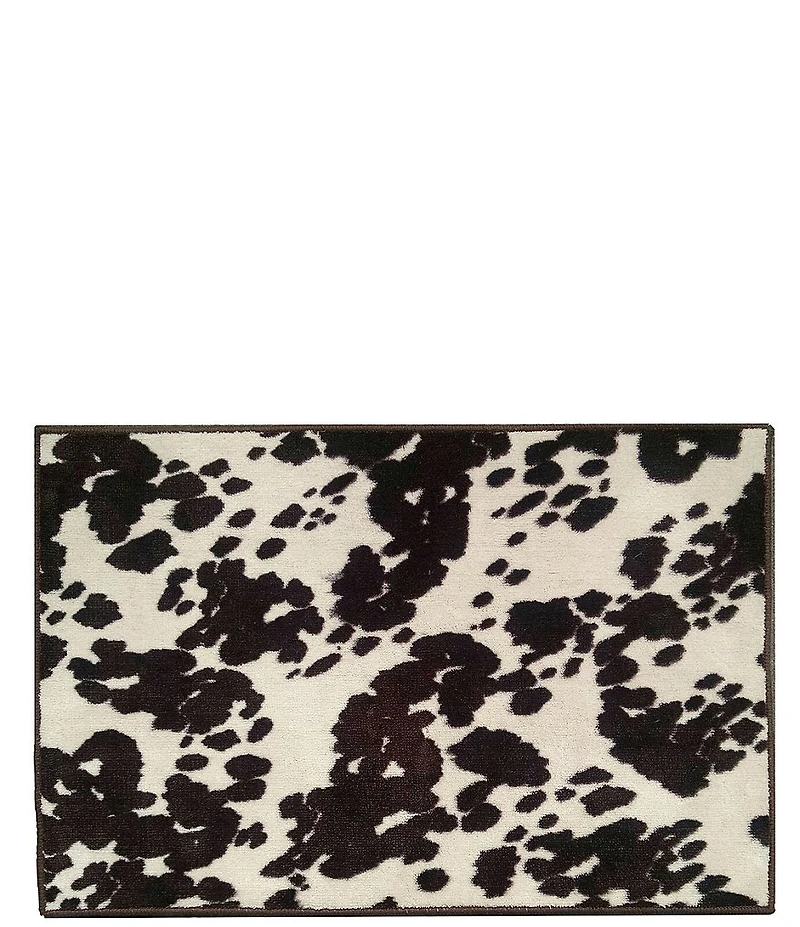 HiEnd Accents x Paseo Road Cowhide Print Bath Rug