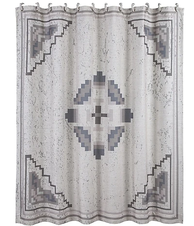 HiEnd Accents x Paseo Road Dakota Echoing Southwestern Design Shower Curtain