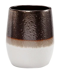 HiEnd Accents x Paseo Road Gilded Stoneware Wastebasket