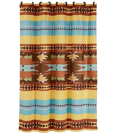 HiEnd Accents x Paseo Road Mesa Southwestern Pattern Shower Curtain
